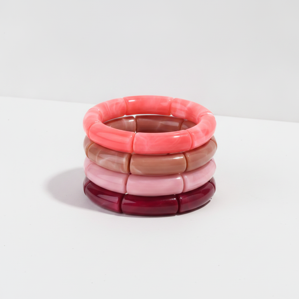 Bangle Armbånd — 4-pakning