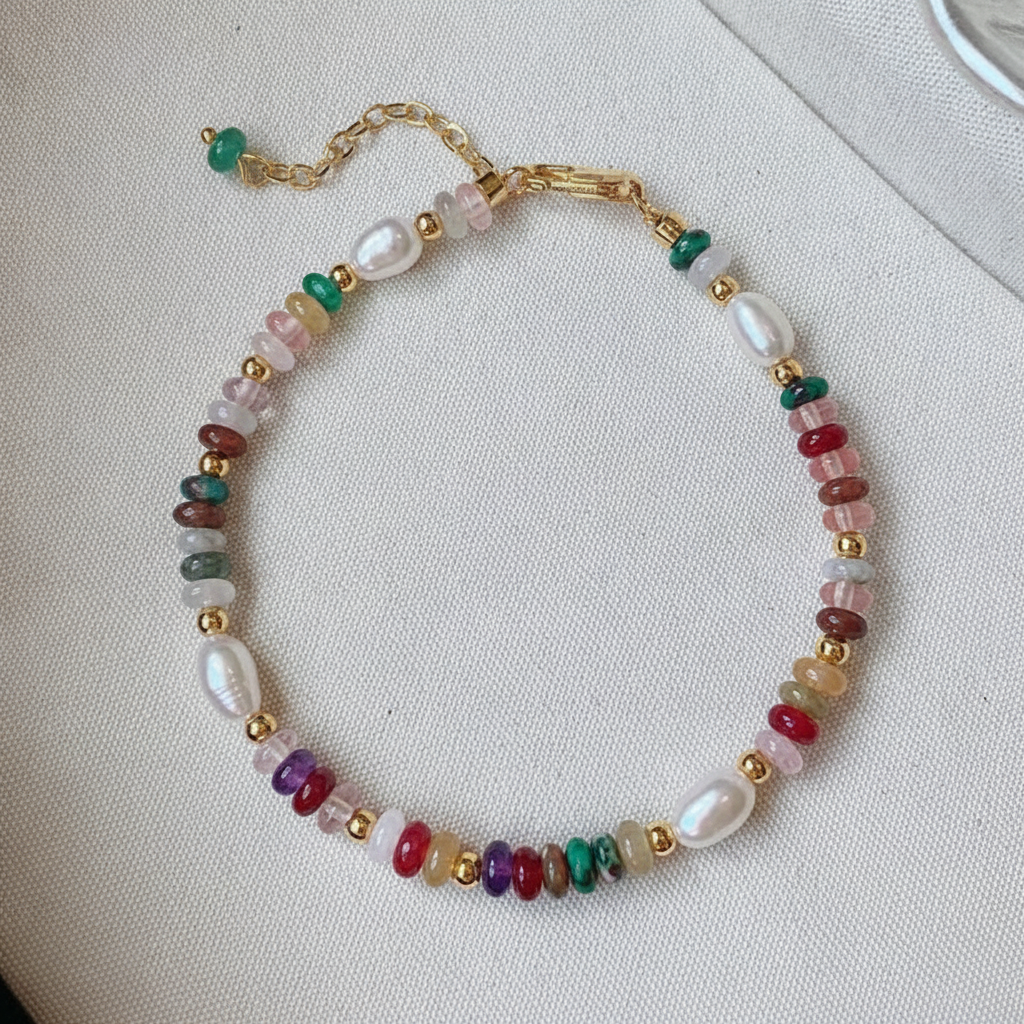 Perle & Naturstein Armbånd