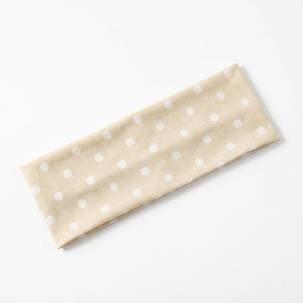 Prikkete Mykt Pannebånd — Elastisk
